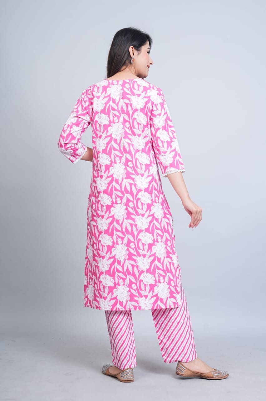 Elegant Pink Kurti