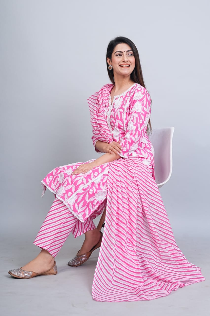 Elegant Pink Kurti