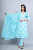 Elegant Blue Kurti