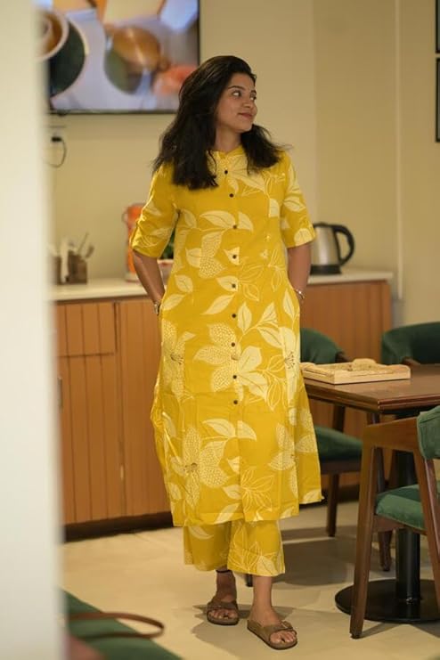 Stylish yellow co-ords set