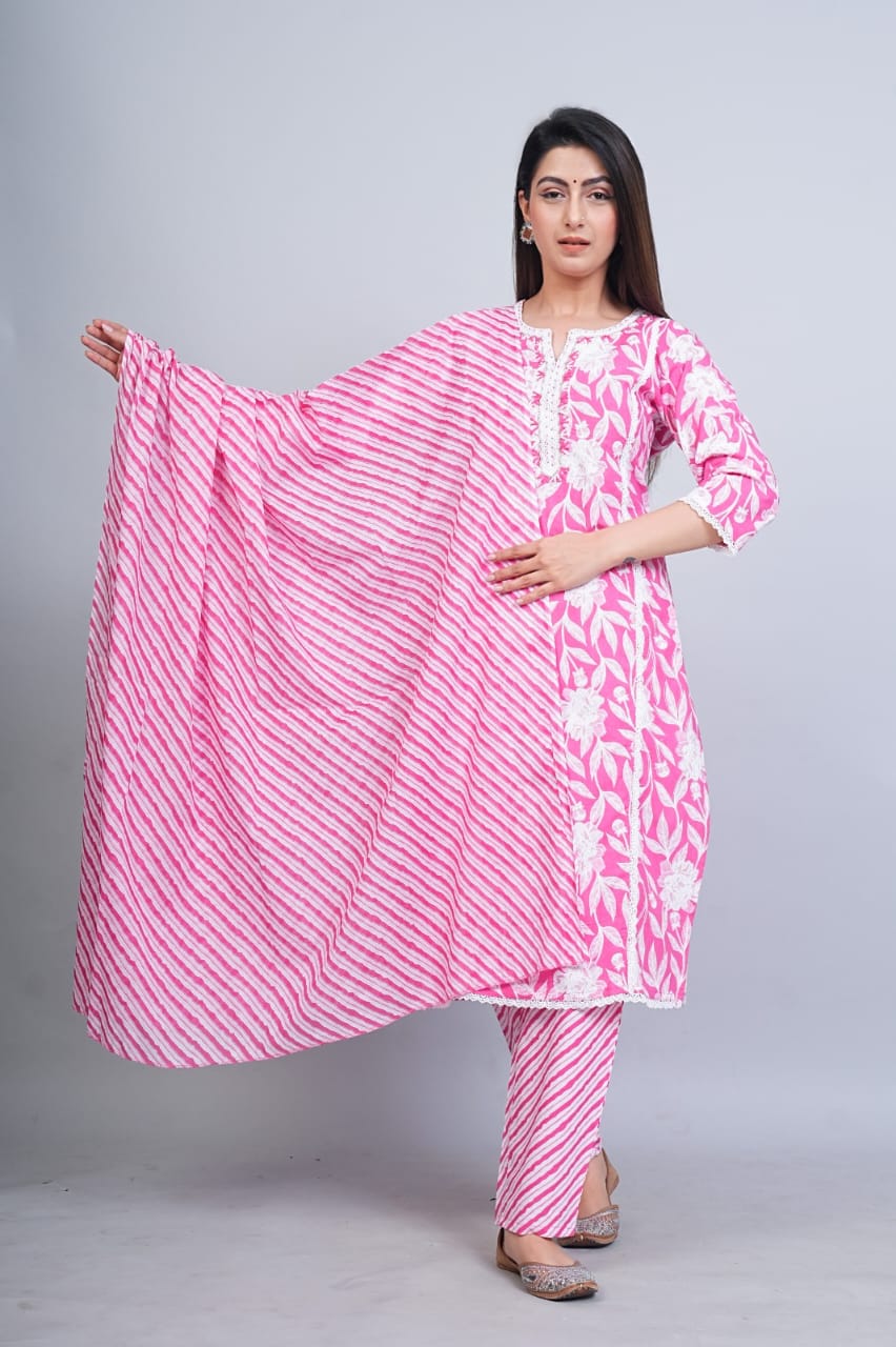 Elegant Pink Kurti