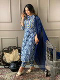 Stunning Blue Kurti