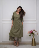 Regal Dark Green Kurti