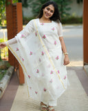 Radiant White Kurti