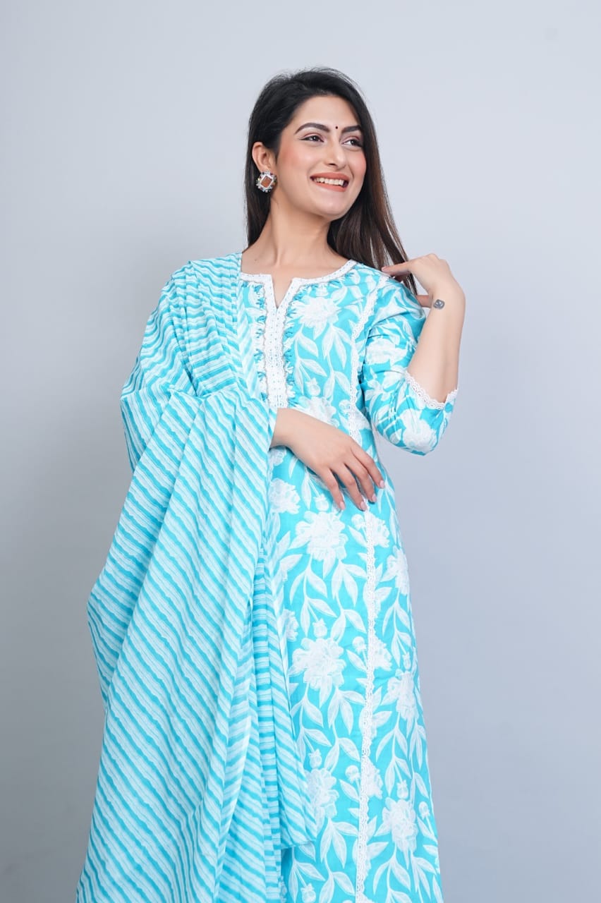 Elegant Blue Kurti