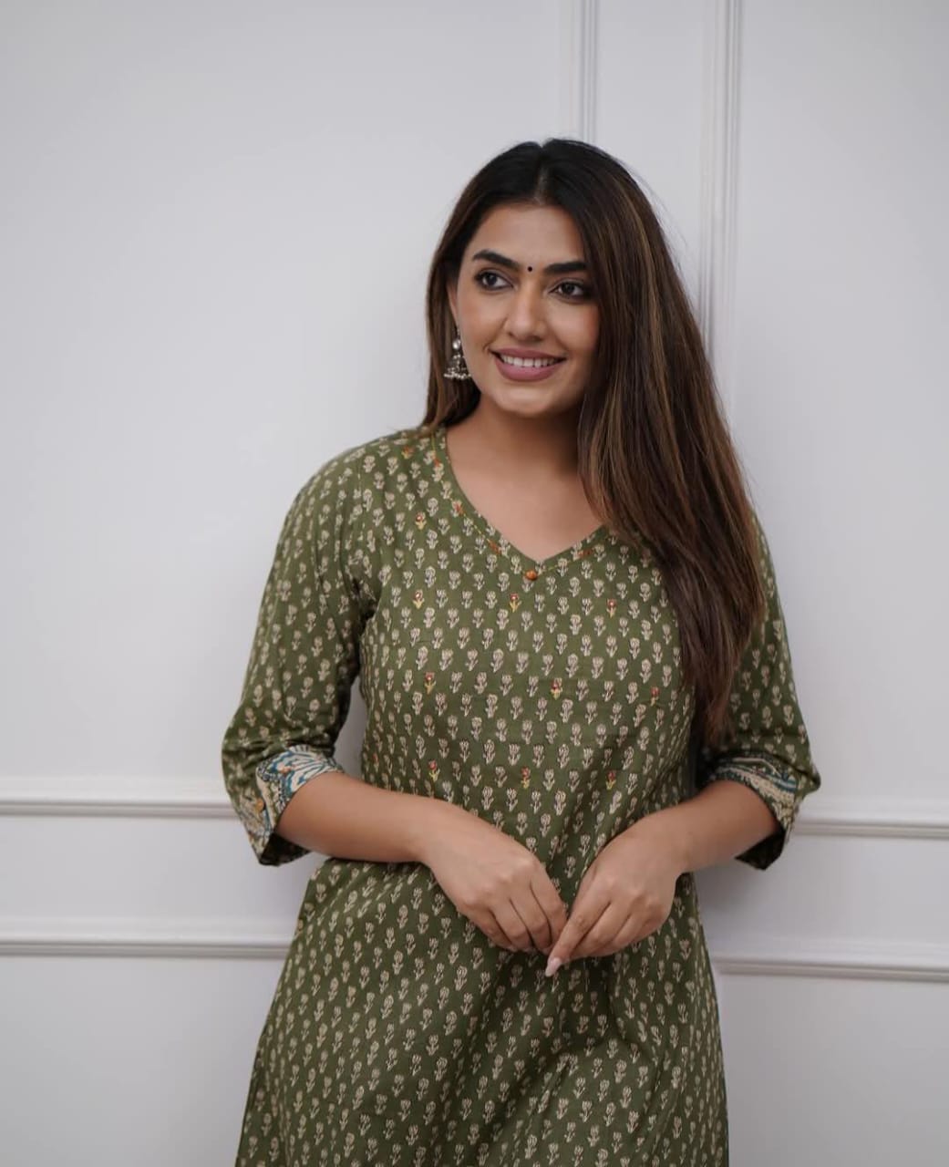 Regal Dark Green Kurti