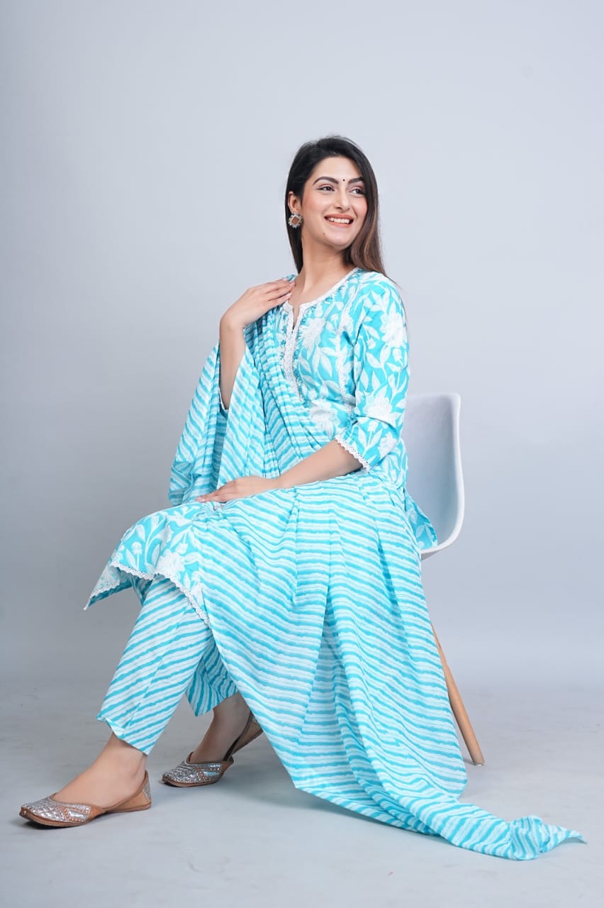 Elegant Blue Kurti