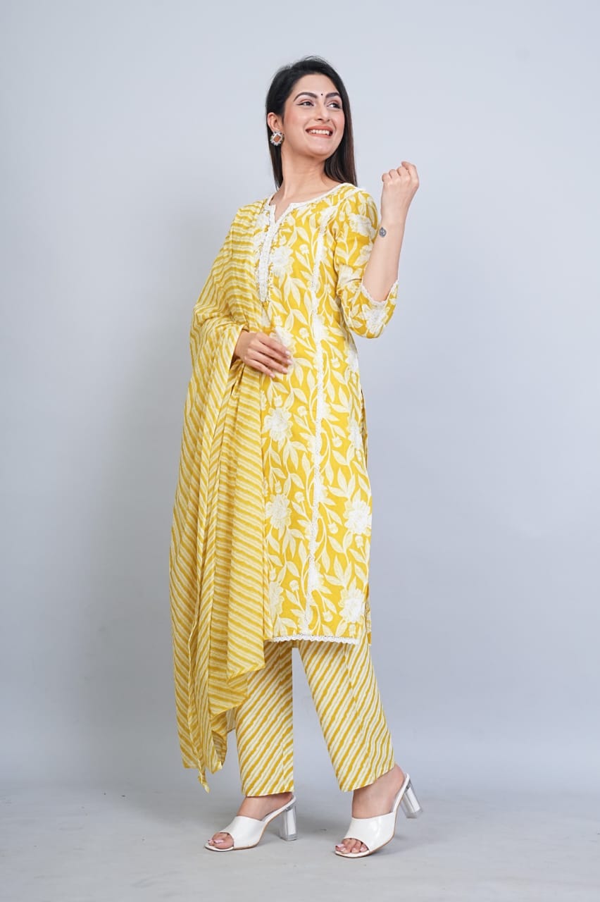 Radiant Yellow Kurti