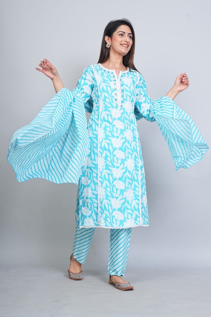 Elegant Blue Kurti