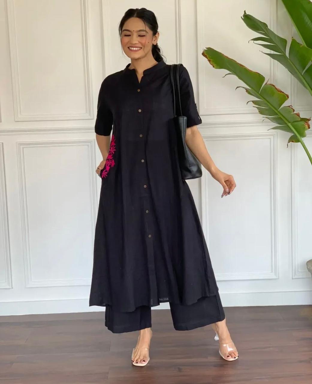 Stunning Black Kurti