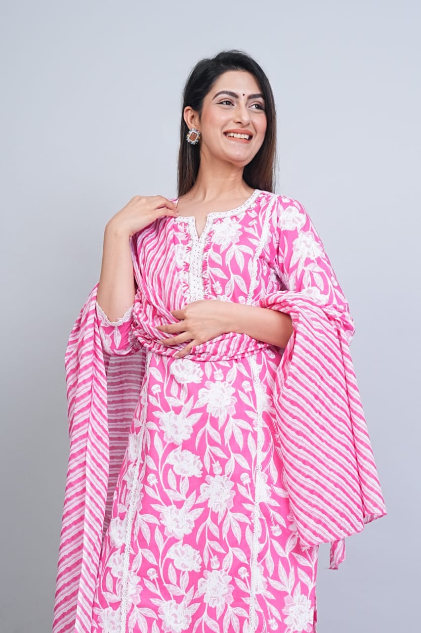 Elegant Pink Kurti