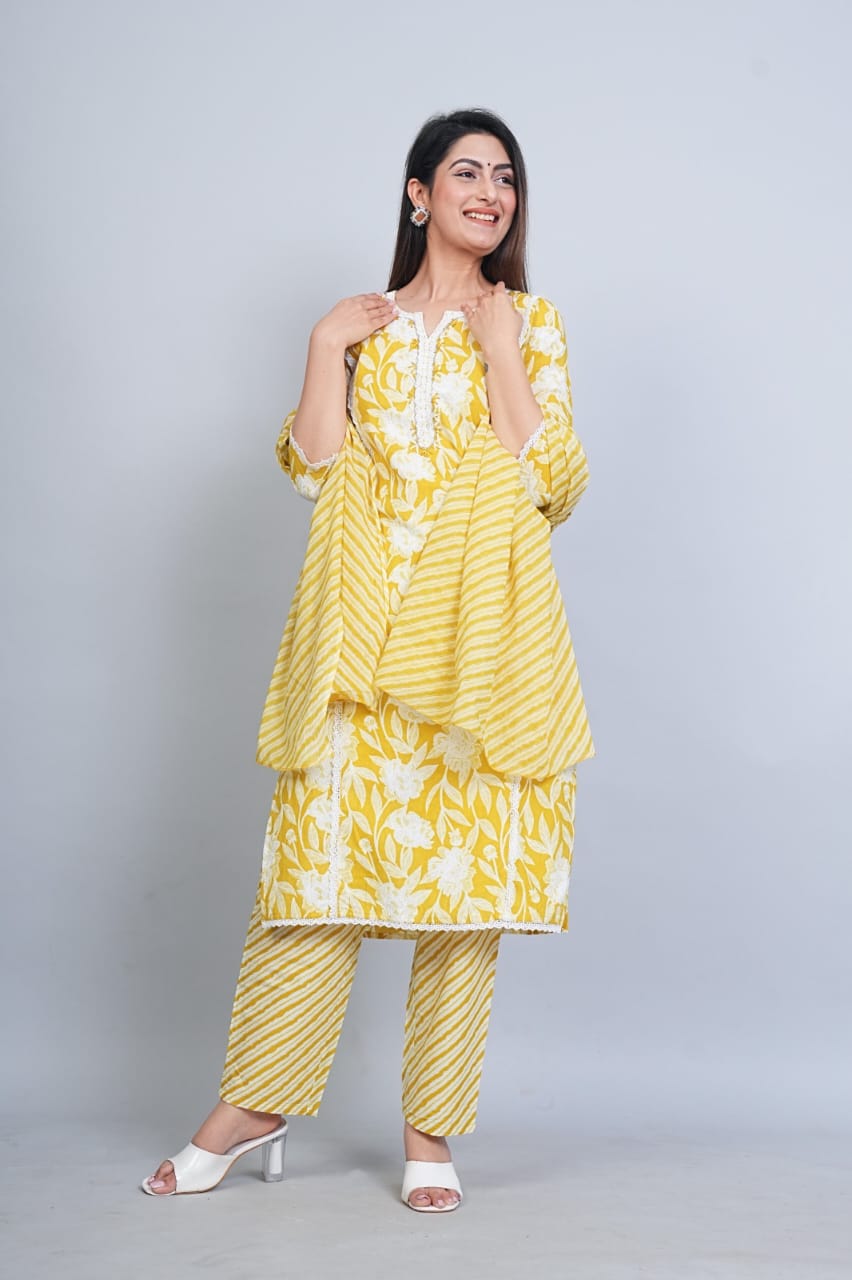 Radiant Yellow Kurti